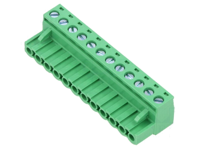 Connector: ontkoppelbare terminal strip; stekker; vrouwelijk Connector: ontkoppelbare terminal strip; stekker; vrouwelijk